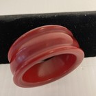 Mcm Bakelite   Catalin Cherry Red Napkin Ring  50  Width F6-90