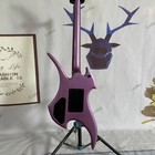 Rockingbird Solid Electric Guitar Silvery Sparkle Purple Hh Pickup Unique Shape