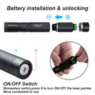 2x 6000miles 532nm Green Laser Pointer Pen Visible Green Beam Light Lazer Pen