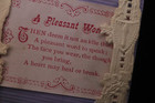 Antique Lace Falconer A Pleasant Word Valentine George Whitney Lace Card 5  M3