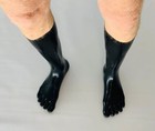 Latex Rubber Toes Socks Fashion For Catsuit 0 4 Mm
