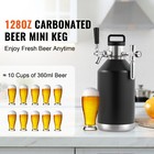 Pressurized Growler 128oz 4l Mini Beer Keg Draft Beer Growler Home Brew Black