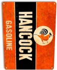Hancock Gasoline Gas Oil Garage Retro Vintage Rustic Wall Decor Large Metal Sign