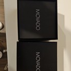 Movado Museum Two-tone Ss Bracelet Watch Black Dial Diamond Markers Quartz Box