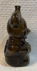 Vintage Walt Disney Productions Mickey Mouse Club House Brown Glass Coin Bank