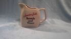 Jameson Irish Scotch And Water Ceramic Pitcher  scotch Crossed Out 
