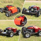Free Delivery Remote Control Gasoline Lawn Mower Long Battery Life Push-free