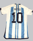 Lionel Messi Signed Argentina 22 World Cup Final Jersey  10 Qr Coa