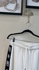 Nwt Juicy By Juicy Couture High Rise Straight Leg Track Pants Cream Size Large