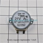 Ge Microwave Turntable Motor Wb26x10038