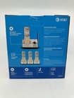 At t 4 Handset Cordless Phone Answering System El52429 Extra Large Display New