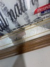 Vintage Budweiser Beer Bar Gold Framed Mirror  king Of Beers  29   x 29  Gold red