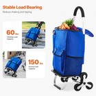 Stair Climber Trolley Dolly 36l Folding Shopping Cart Grocery Cart Trolley