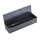 Parker Frontier Fountain Pen Matte Black   Gold Trim Fine Nib Refillable