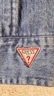 Rare Georges Marciano  Guess 80   s 90   s Denim  Jacket Blue Size S  Vintage Nice