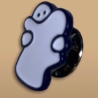 Pin White Ghost