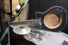 Dean Resonator  model Dga-rgce  Hollow Body W roadrunner Hardcase  as Is parts 