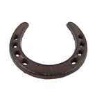 Rustic Lucky Horseshoe Cast Iron Decorative Brown Western Decor 4 5 X 4 5 Inch