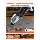 Uimoso Metal Shear Cutter Drill Attachment Cutting Stainless Steel And Aluminum