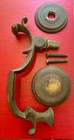 Vintage Cast Brass Doctor   s Front Door Knocker - Very Handsome Authentic Antique