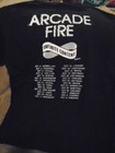 Rare Arcade Fire 2017 Tour Shirt Large Infinite Content Daft Punk Portishead  