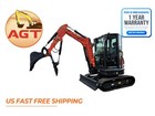 Agt 35uf 3 5-ton Mini Excavator With Kubota Engine With Hydraulic Thumb