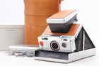 Tested    mint W  Case  Polaroid Sx-70 Brown Instant Film Land Camera From Japan