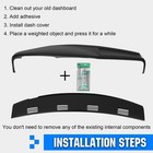 For Dod-ge Ram 1500 2500 3500 2002-2005 Auto Dash Mat Wear Resist Car Panel Cove