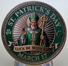      st Patrick Day Lucky Coin    A Wish For Blessings March 17 Luck Be With You