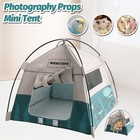 1 12 Scale Movable Miniature Doll Tent Camping Scene Accessory For Dollhouse