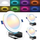 Sunco 2 Pack 6 Inch Smart Ultra Thin Led Recessed Ceiling Lights With Night 
