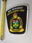 Go Transit Ontario Enforcement Unit Police Vintage Patch Shoulder Canada