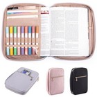 Quilted Bible Cover For Women  Large Bible Bag With Grey Style A - Quilted