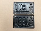 Vintage 1947 Texas License Plate Set Nice Originals Af 1860
