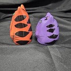 Cat Salt   Pepper Shakers Catzilla By Candace Reiter Ceramic Anthropomorphic