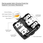 Recoil Mpg2 2-way Mini-anl Fused Distribution Block With 2-way Ground Block