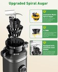 Glowwise Cold Press Juicer Machines For Whole 4 4 Inches Feeding Chute  Gray