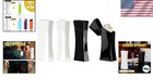 Sleek 2 Size Lighter Case Holder Set In Black   White - Fire-resistant Design