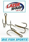 25 Eagle Claw  974 Treble Fishing Hooks Pick Your Size Free Usa Ship   974uh