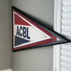 Large Vintage Acbl American Commercial Barge Line Pennant Framed 54   