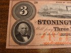 1850 s Stonington Bank  Conn Obsolete Bank Note