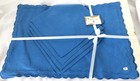 Vintage Mcm Leacock Linen 8 Pc Set- 4  Placemats   4  Napkins Scalloped Edge New