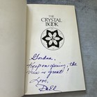 The Crystal Book By Dale Walker 1983-signed- 1st Edition 