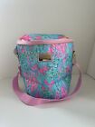 Lilly Pulitzer Beach Cooler Amalfi Blue Featured In Best Fishes Pink Bag New