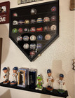 Baseball Display Case Frame  Holds 30 Balls With Lockable Uv-proof Acrylic Door