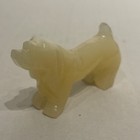 Dachshund Carved Natural Stone Dog Figurine Carving