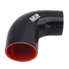 Silicone Hose 2 5  To 3  Inch 90   Degree Reducer  63mm - 76mm Pipe Coupler Black