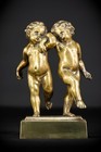 Pair Of Cupid Bronze Statue   French Amorini Antique 1700s Putti Figure   9 1 _