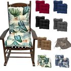 Rocking Chair Cushion Set W ties Outdoor Seat Chair Cushions 2pack Chair Cushion
