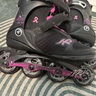 K2 Alexis Pro Women   s Inline Skates Size 10 5 Black Pink Rollerblades